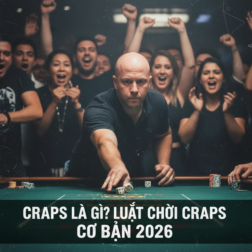 Các khu vực đặt cược trên bàn Craps