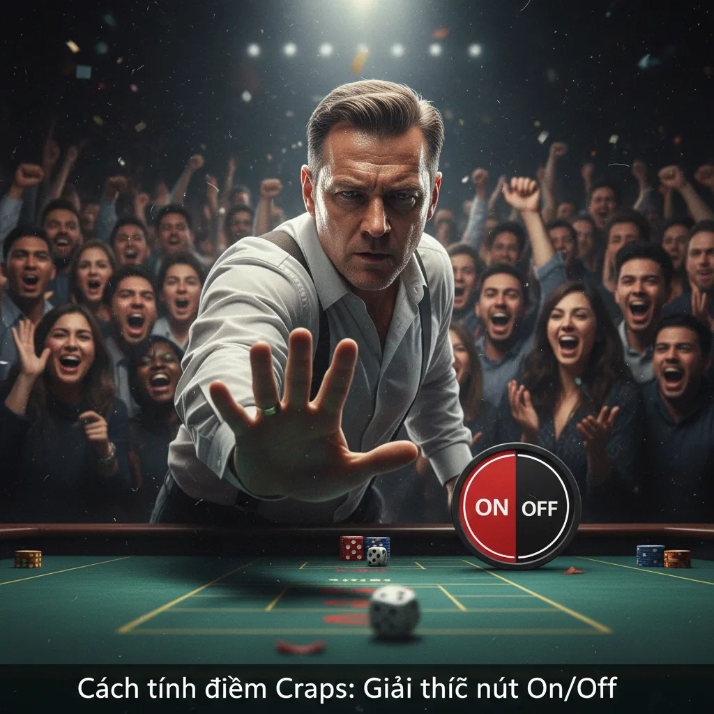 Nút "On/Off" trong Craps - Trái tim của ván cược