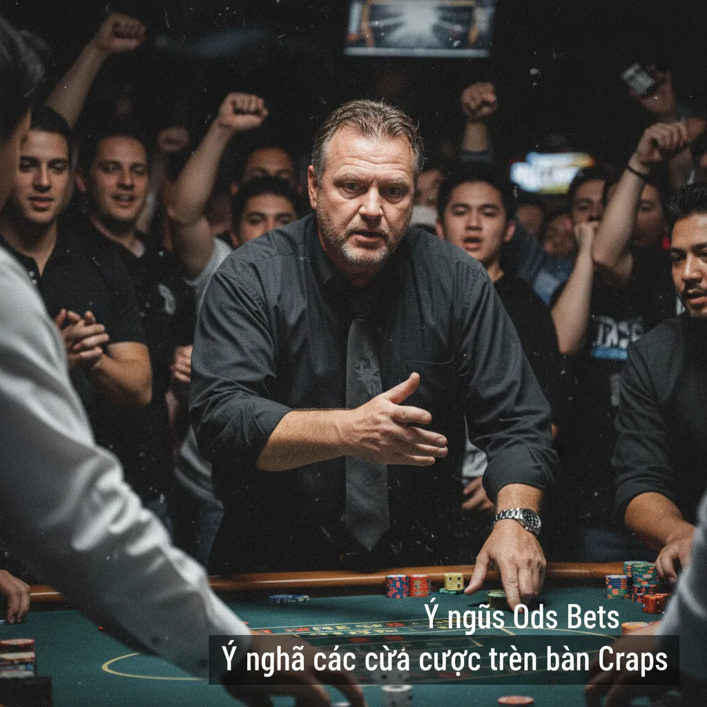 Các cược một lần (Proposition Bets) ở giữa bàn Craps