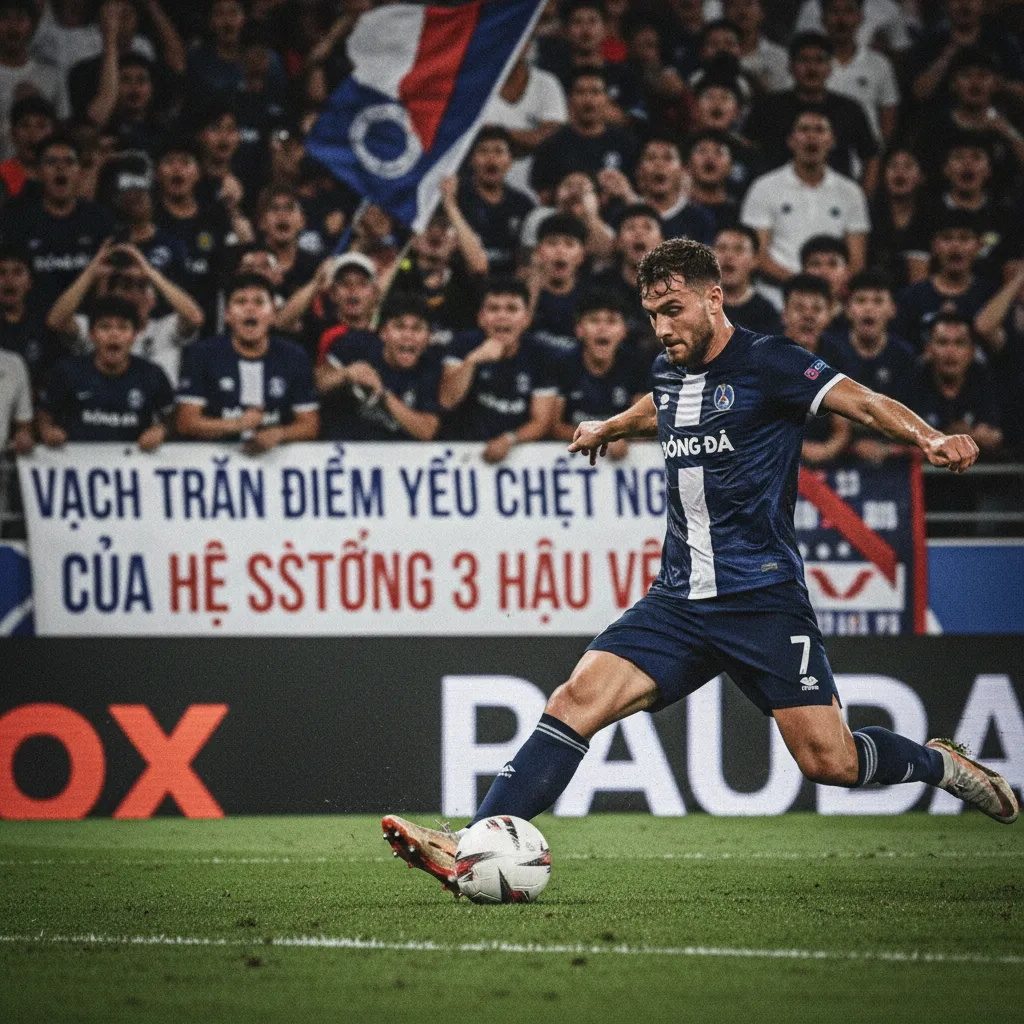 Khai thác khu vực half-space để kéo dãn hàng thủ 3 người