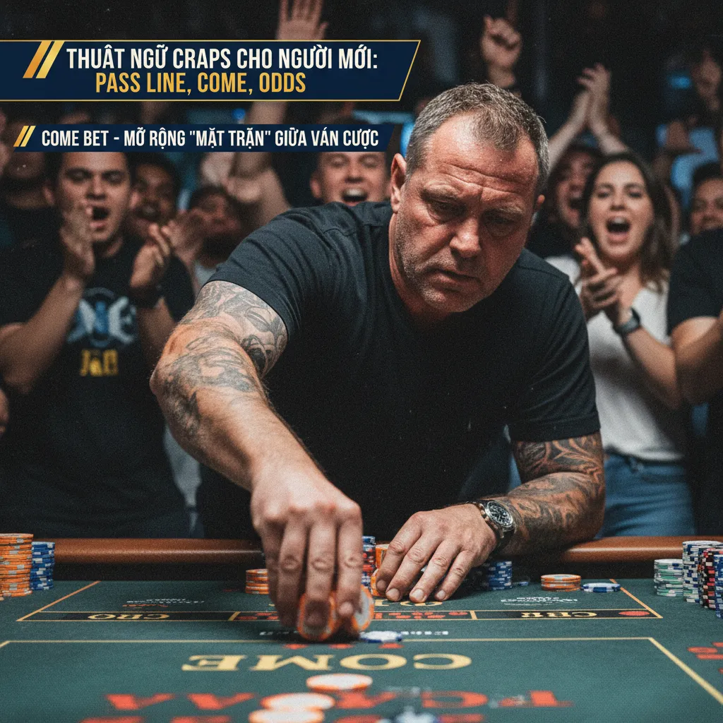 Đặt cược Odds phía sau cược Pass Line để giảm lợi thế nhà cái