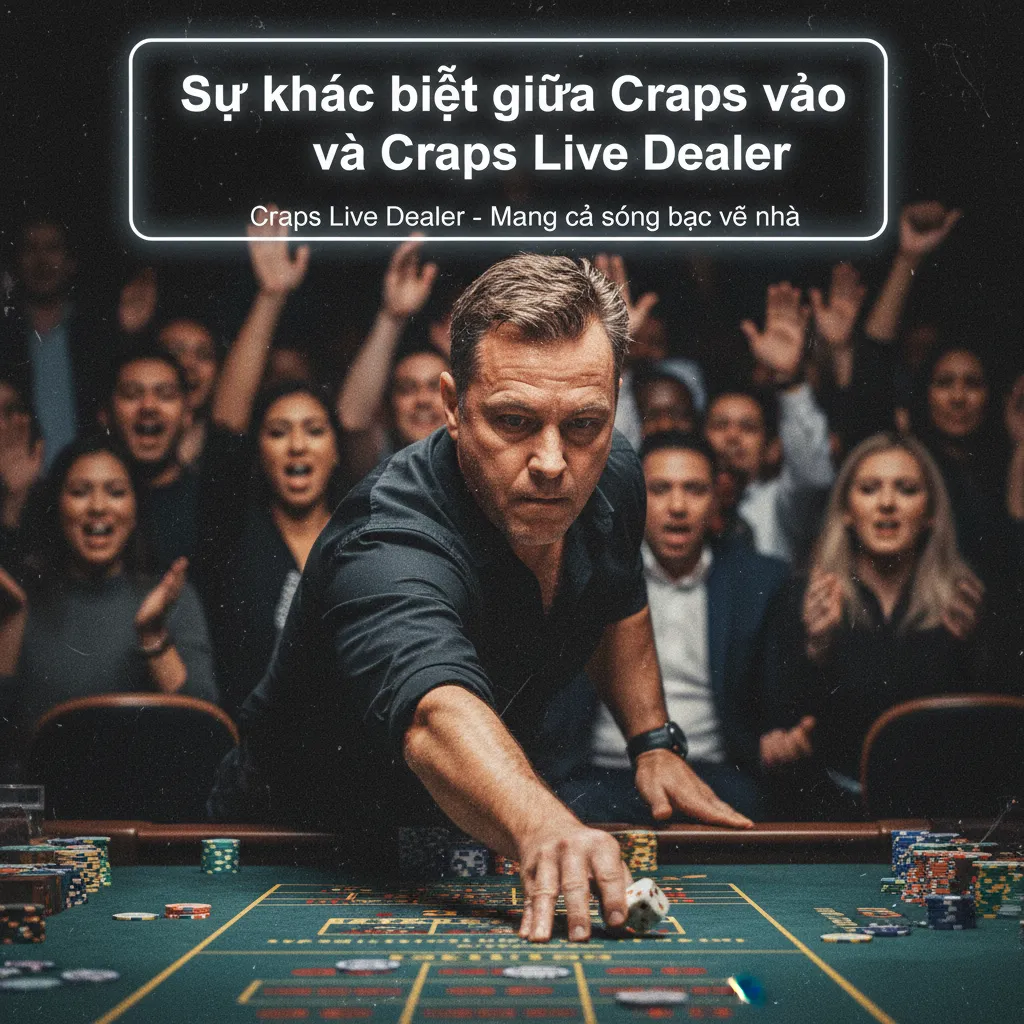 Bàn cược Craps với Dealer người thật