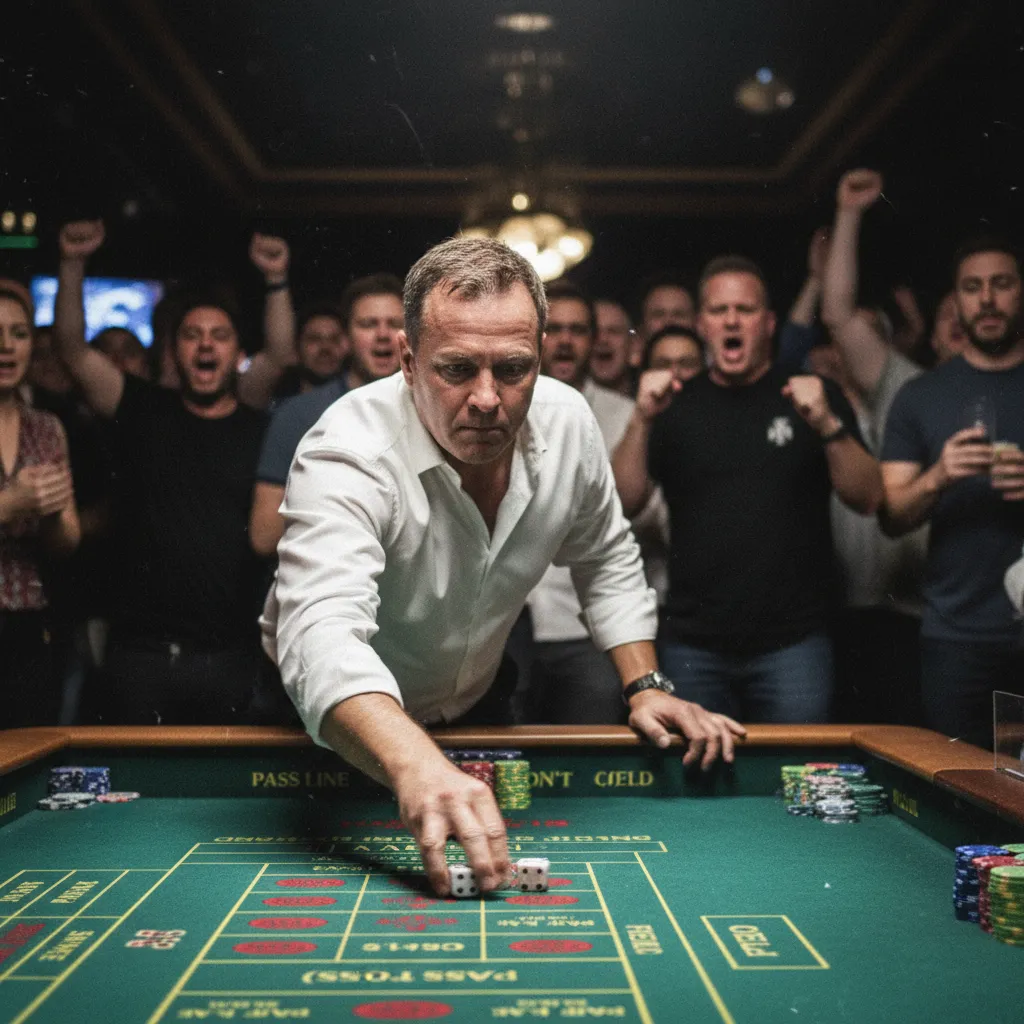 Bàn cược Craps với các loại cược khác nhau