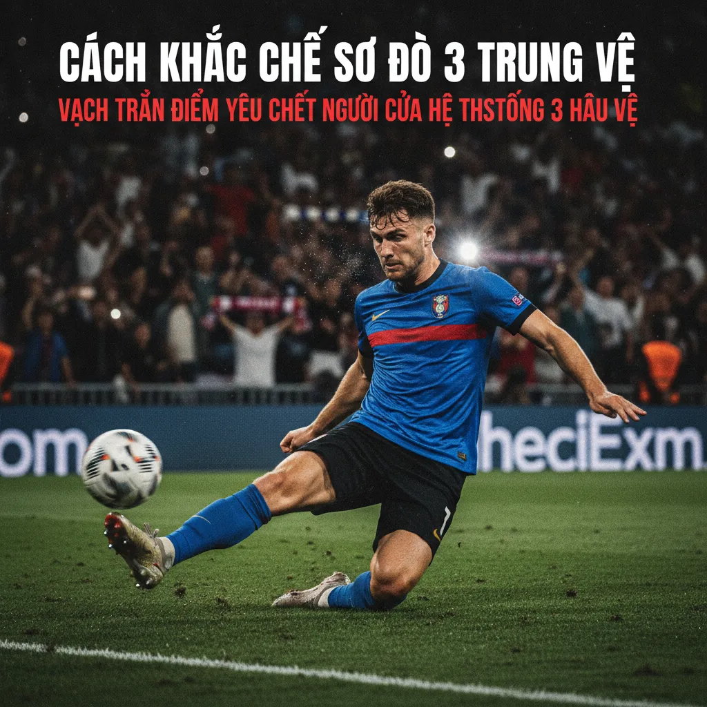 Khoảng trống chết người sau lưng wing-back khi dâng cao tấn công