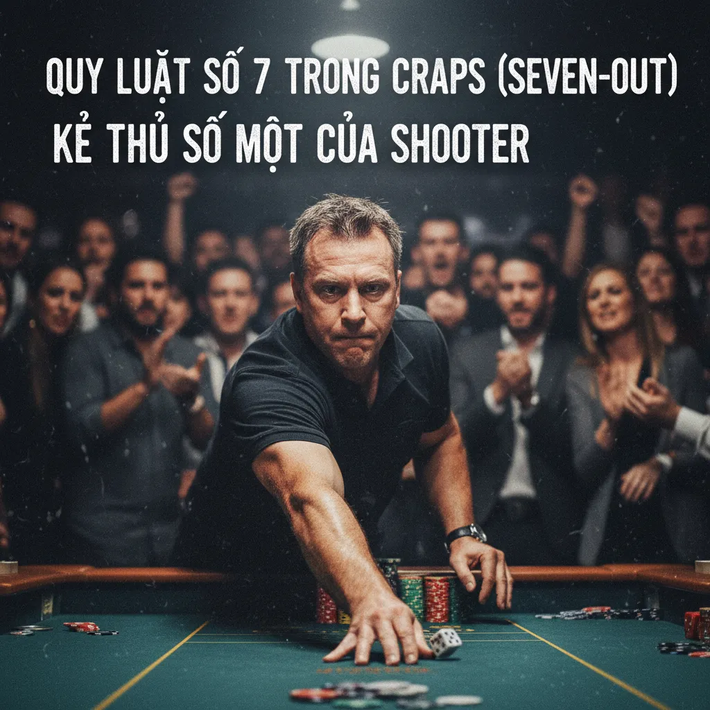 Người chơi đang tham gia một ván cược Craps đầy kịch tính