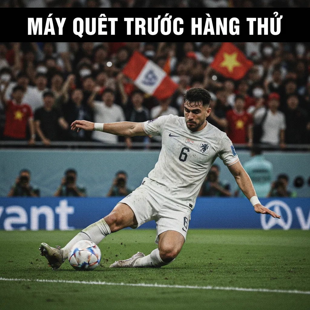 Tiền vệ mỏ neo thực hiện một pha đánh chặn